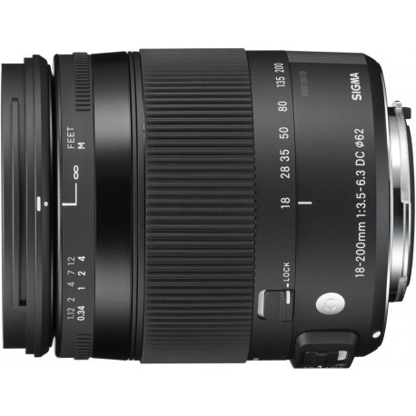 Sigma 18-200mm f/3.5-6.3 DC OS HSM Contemporary objektiiv Canonile