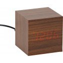 Platinet будильник Wooden Cube (43242)