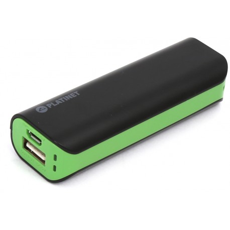 Platinet power bank 2200mAh PMPB22BG, черный/зеленый