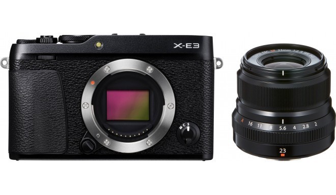 Fujifilm X-E3 + 23mm f/2.0 Kit, black