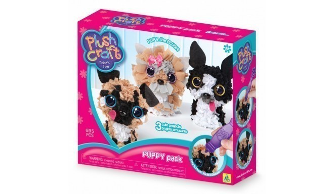 PLUSH CRAFT 3D Puppy Pack