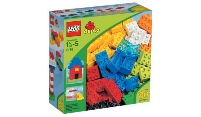  Lego Duplo mänguklotsid põhikomplekt Deluxe 80tk (6176)