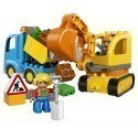 Lego Duplo toy blocks Truck & Tracked Excavator (10812)