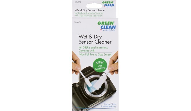 Green Clean sensor cleaning kit Wet Foam Swab & Dry Sweeper (SC-6070)