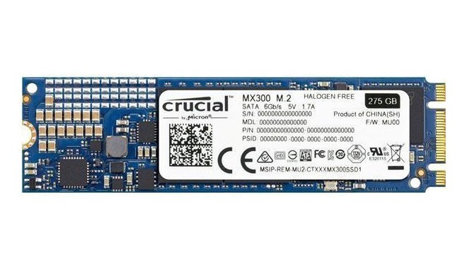Crucial SSD MX300 M.2 275GB