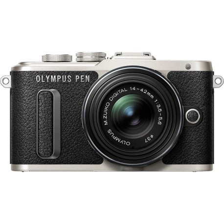 Olympus PEN Lite E-PL8 + 14-42мм EZ Kit, черный