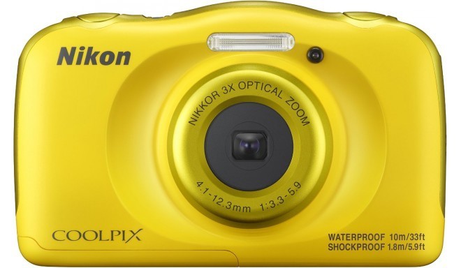 Nikon Coolpix W100, yellow