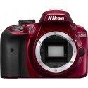 Nikon D3400 kere, punane