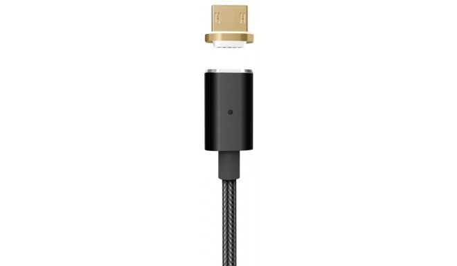 Platinet кабель microUSB 1м магнитным штекером (43470)