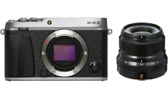 Fujifilm X-E3 + 23mm f/2.0 Kit, sudrabots