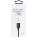 Platinet kabelis Lightning 1m ar magnētisku spraudni (43608)