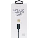 Platinet кабель microUSB 1м магнитным штекером (43470)