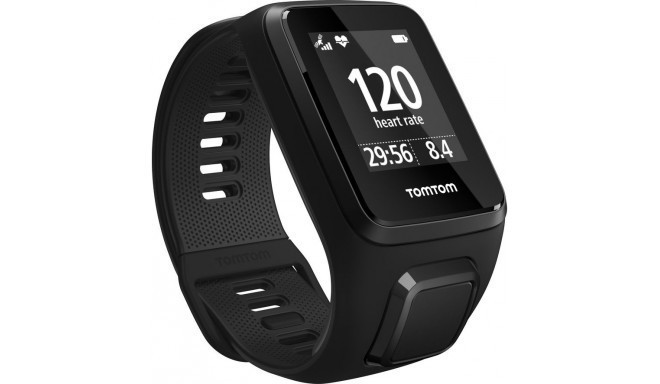 TomTom Spark 3 Cardio + Music S, melns