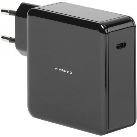 Vivanco USB-C lādētājs + kabelis 45W (34312)