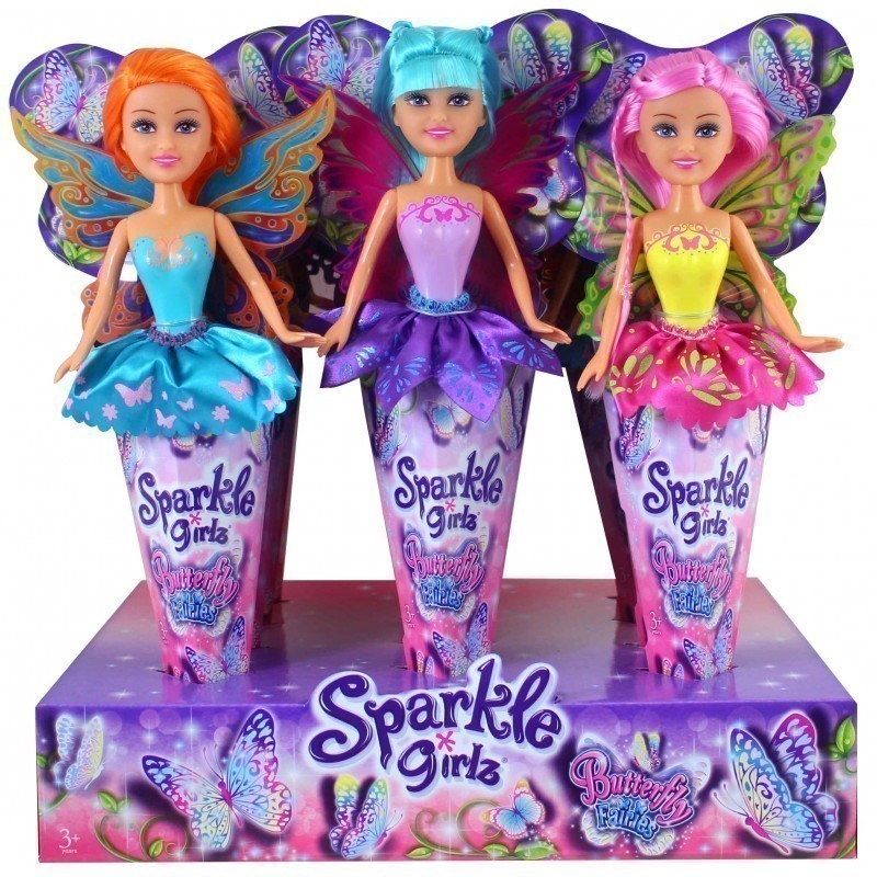 sparkle girlz fairy doll in cone