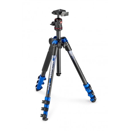 Manfrotto statīvs Befree Color MKBFRA4BL-BH, zils