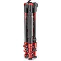 Manfrotto statīvs Befree Color MKBFRA4RD-BH, sarkans