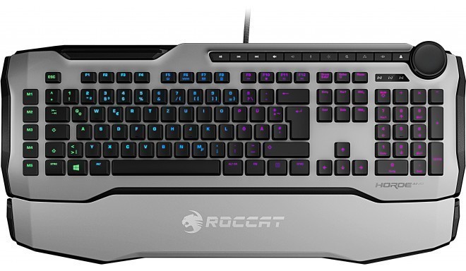 Roccat klaviatuur Horde Aimo Nordic, valge