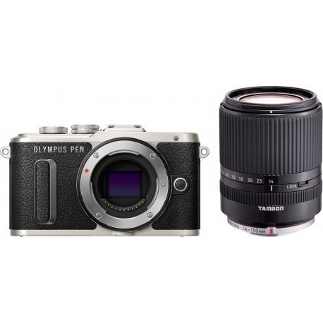 Olympus PEN Lite E-PL8 + Tamron 14-150mm, must