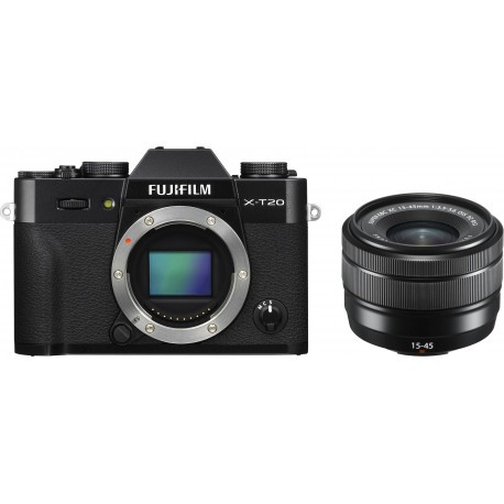 Fujifilm X-T20 + 15-45 мм Kit, черный