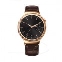 WATCH ELITE GOLD WITH LEATHER STRAP
