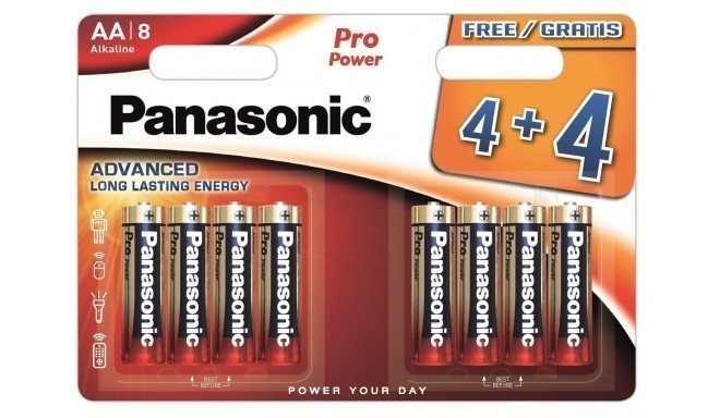 Panasonic Pro Power battery LR6PPG/8B (4+4pcs)