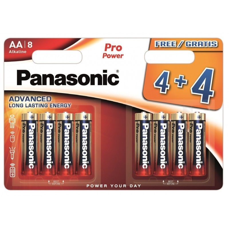 Panasonic Pro Power patarei LR6PPG/8B (4+4tk)