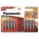 Panasonic Pro Power baterijas LR6PPG/8BW (6+2)