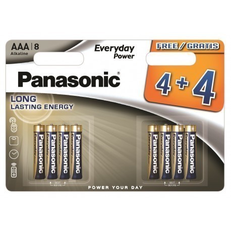 Panasonic Everyday Power батарейки LR03EPS/8BW (4+4)