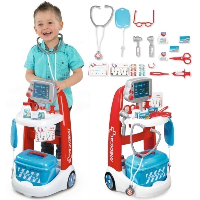 smoby medical trolley