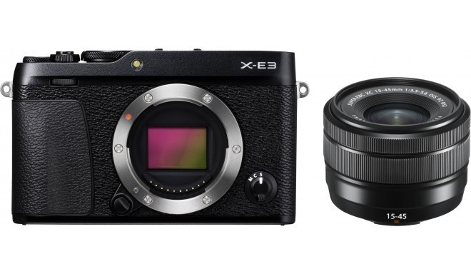 Fujifilm X-E3 + 15-45 мм Kit, черный