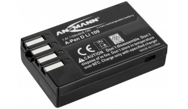 Ansmann battery (Pentax D-LI109, 1100mAh)