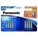 Panasonic Evolta батарейка LR03EGE/8B (5+3)
