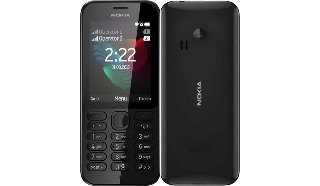 Nokia 222 Dual-SIM black EU