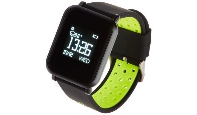 Smartwatch, Zegarek Sportowy Garett Sport 17 Czarno - Zielony