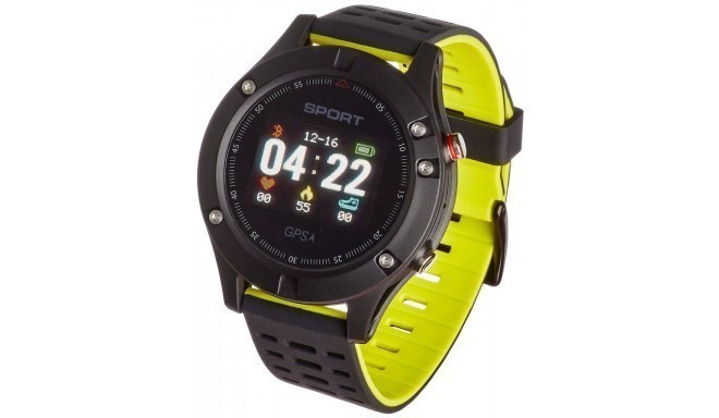 Smartwatch, Zegarek Sportowy Garett Sport 25 GPS Czarno - Zielony