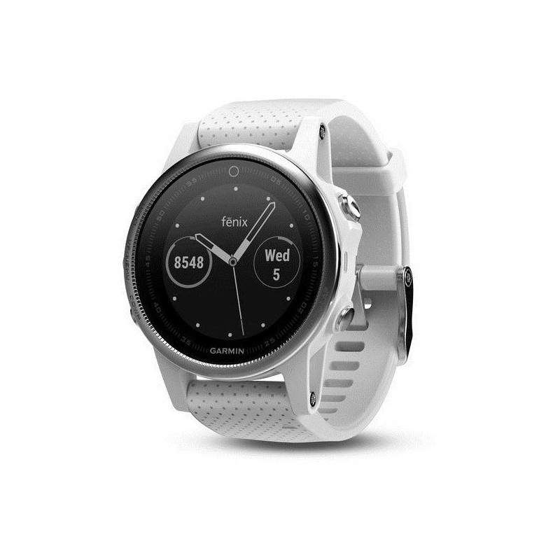 garmin fenix 5s silver white