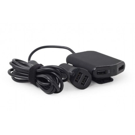 Gembird autolaadija USB EG-4U-CAR-01