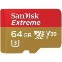 Sandisk memory card microSDXC 64GB Extreme V30