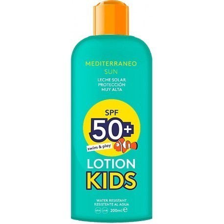 Mediterraneo saules starus bloķējošs krēms Kids Swim & Play SPF50 200ml