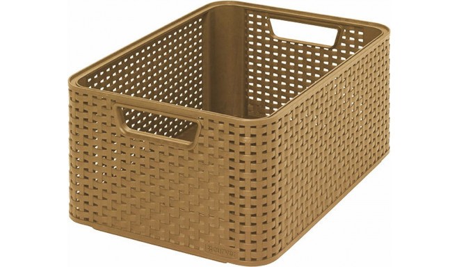 Basket CURVER Style 208607 (18 l; brown color)