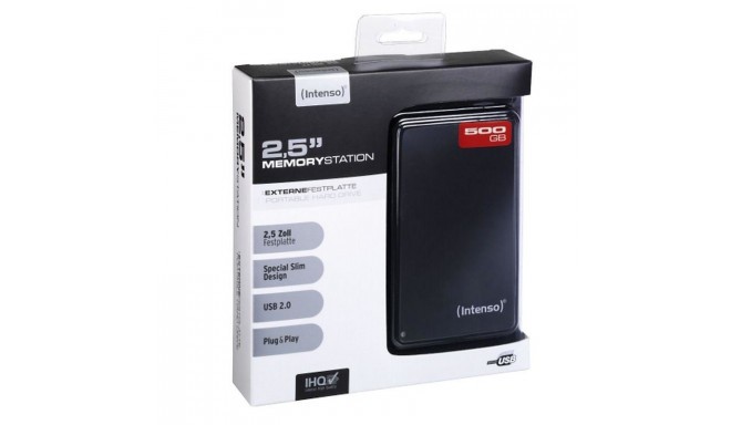 Intenso Memory Station 2.5" external hard drive 500 GB Black