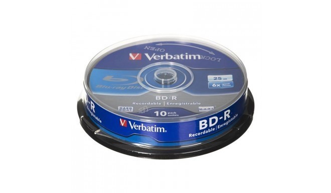 BD-R Verbatim (25GB; x6; 10pcs.; Cake)