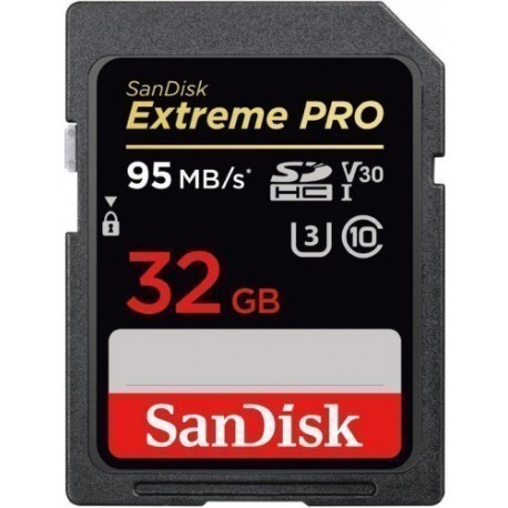 SanDisk карта памяти SDHC 32GB Extreme Pro 95MB/s V30