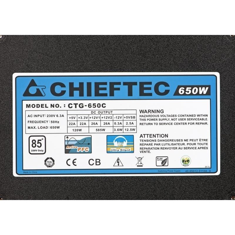 Chieftec aps 650c схема