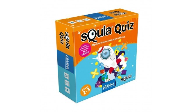 Board game Granna Squla Quiz Klasa 2-3 (Educational game; From 7 years)