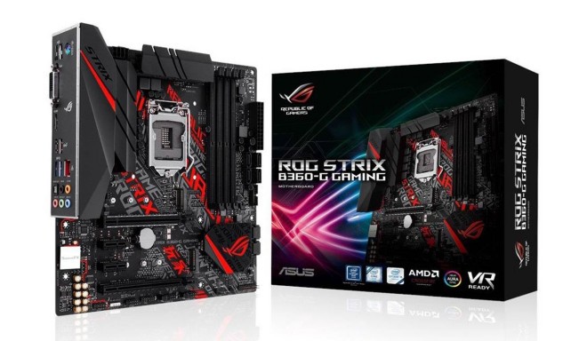 Asus mainboard ROG Strix B360-G Gaming LGA 1151 (H4) Micro ATX Intel® B360