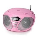 Радиоприёмник с CD Плеером AudioSonic (CD1567 Розовый)
