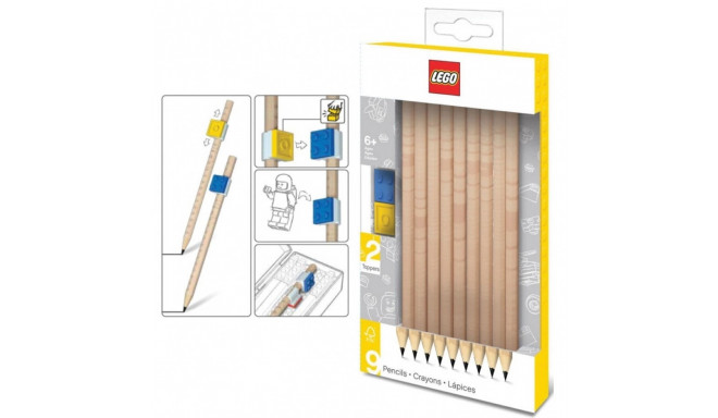LEGO pencil – 9 pack