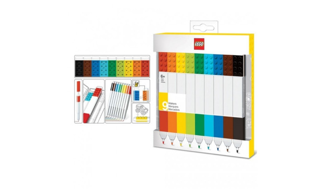 LEGO felt tip pens – 9 colors